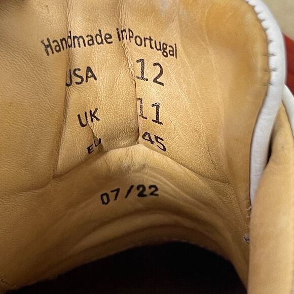 Royal Albartross Golf Shoes Men‎ Size 12 The Pontiac Spikeless White Leather - Picture 14 of 15